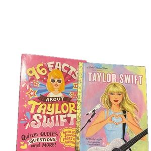 Taylor Swift Kids Book Bundle — Littke Golden Book Biography & 96 Facts Book